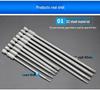 Plum Blossom S2 Magnetic Hex Screwdriver Set - 6.35mm Pneumatic Drill Bit Set