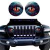1 Pair Beast Eyes Car Headlight Decals Realistic Reptile Eye Stickers Waterproof PVC Easy Install Unique Car Accessories for Trucks &