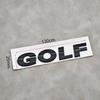 Dla VW Volkswagen Jetta MK5 Golf 3D ABS Chrom Czarny Logo GOLF Emblemat Litery Naklejka Odznaka Tylnej Klapy Samochodu Dla Volkswagen VW Gol