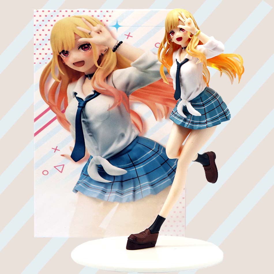 sold My Dress Up Darling MARIN KITAKAWA Uniform Anime Figure Toys 18cm PVC Model Collector Birthday Gift