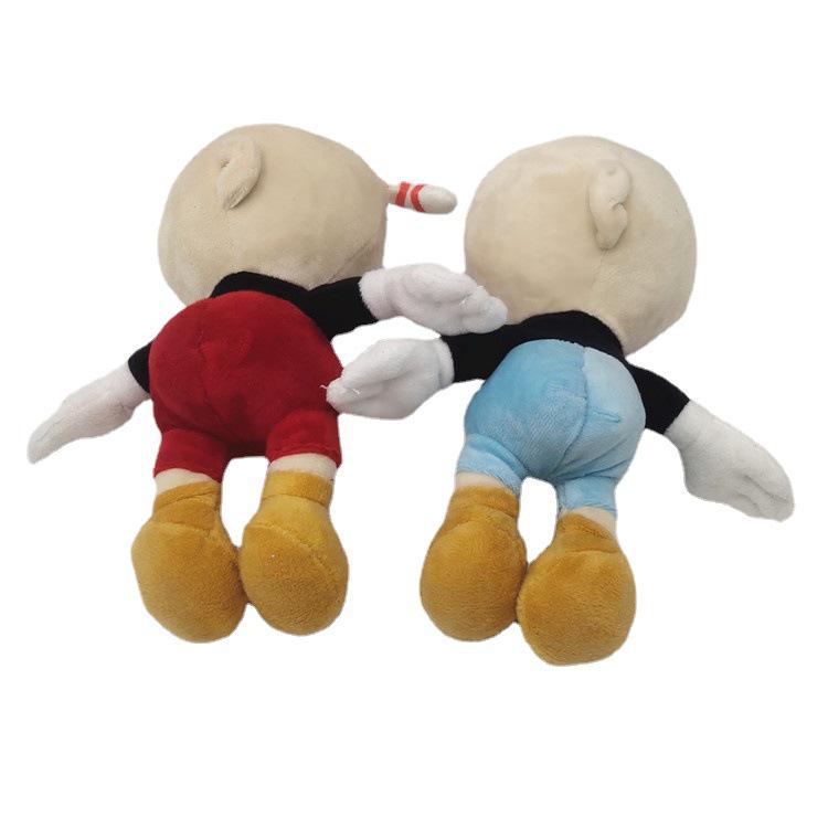 New Cuphead & Mugman Plush Toy Adventure Game Doll - In Stock