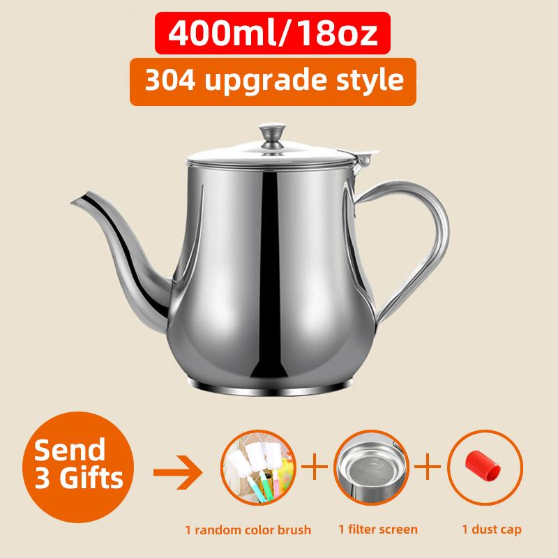 Nerezový hrnec na cezení oleje Nádoba Džbán Úložná plechovka S filtrem Hrnec na vaření oleje Pro kuchyňské domácí nářadí