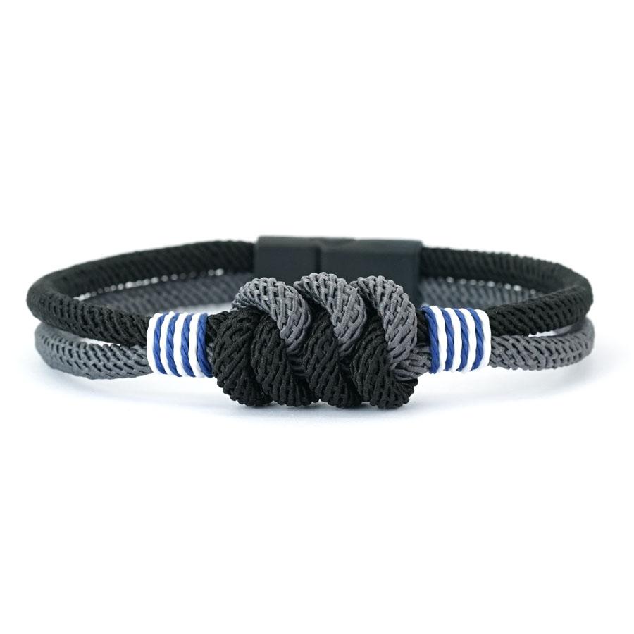 Noter New Design Contrast Color Block Men Bracelet Premium Selected 4mm Cord Snake Knot Spiritual Protection Braclet 5 Colors