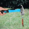 Outdoor Camping Zimmermannshammer Hochfester Kopf Gummihandgriff mit Fangriemen (blau)