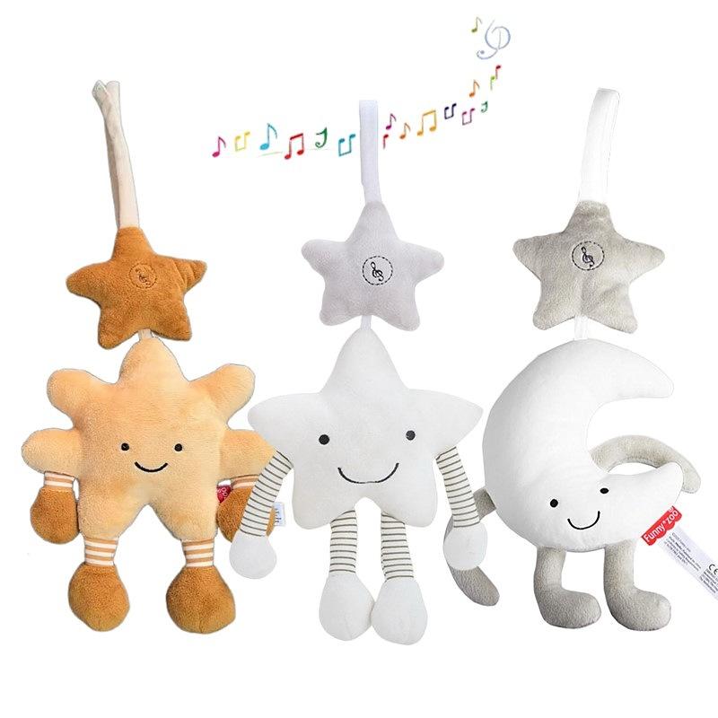 Baby Rattles Crib Toy Holder Rotating Bed Bell Musical Starry Sky Newborn Infant Baby Boy Toys Gifts Wind Chime Pendant Toy