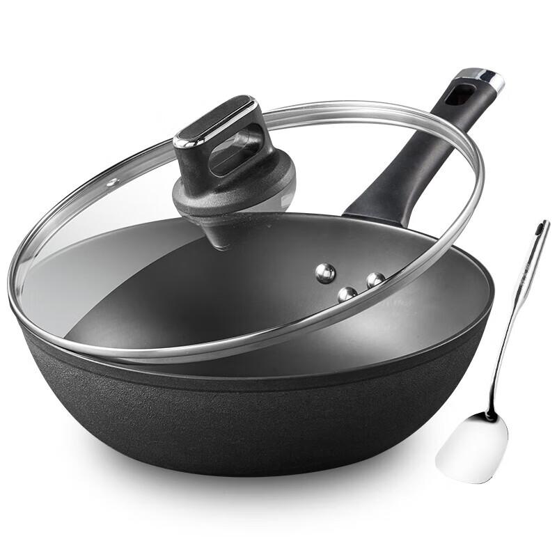 Cooker King DJ32ZT Cast Iron Wok