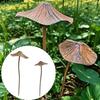 2PCS Handmade Mushroom Decoration Retro Style Mushroom Ornaments  Lawn Decoration