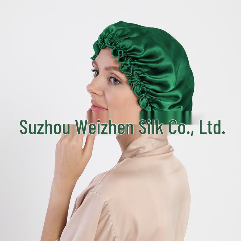 

Mulberry Silk Sleep Cap for Hair Care - 100% Silk, Postpartum & Thin Hair Net M (56-58cm)
