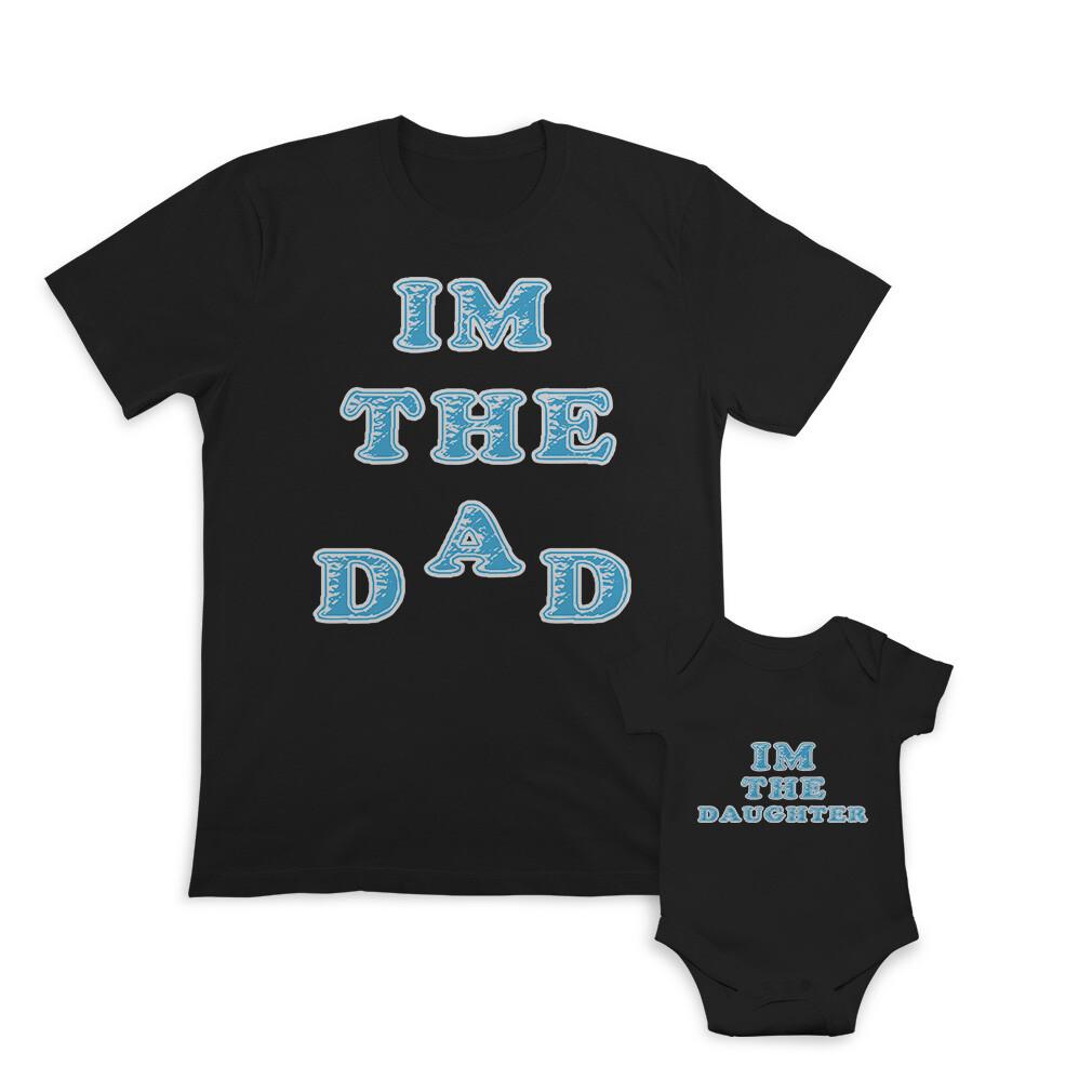 Dad and Baby Matching Outfits Clothes I Am The Daughter - I Am The Dad Cotton XXXXL