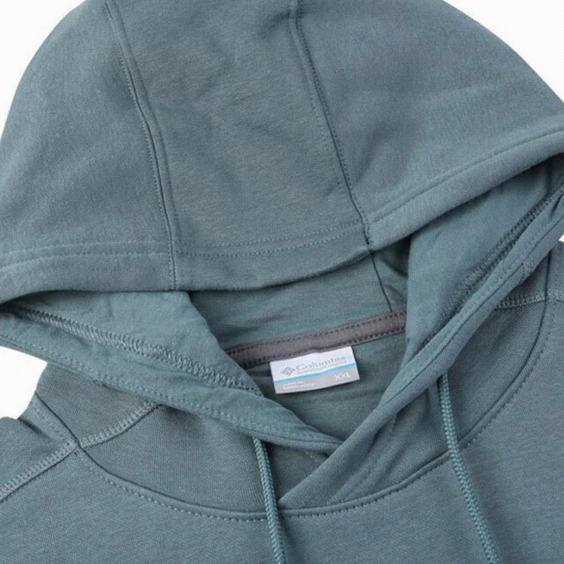 Columbia City Outdoor Series Letter Logo Embroidered Hoodie Men Hoodies Blue JE1600-346