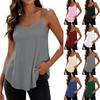 Women's Color Cutout Camisole Tank Top for Casual Daily Wear