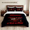 Freddy Krueger Personalized Custom Name 3‑Piece Bedding Set Soft Duvet Cover Set For Bedroom Home Decor