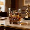 America 250th Anniversary Glass We The People Whiskey Glass Liquor Bourbon Cocktail Glass Patriotic Gift for Father's Day or Veterans