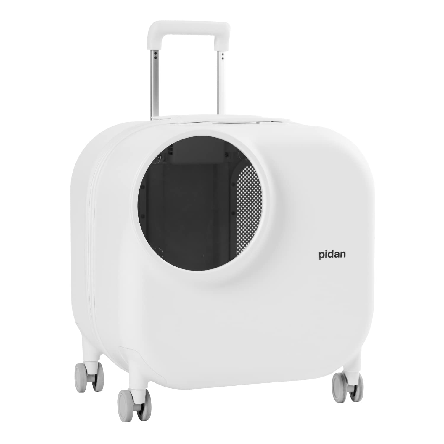 

Pidan Pet Carrier with Pet Pet Large 2 Включает в себя вентиляционную подушку Включены колеса, чемодан, переноска, кошки, кошки, 10 кг, зарядка, система, встроенная белый