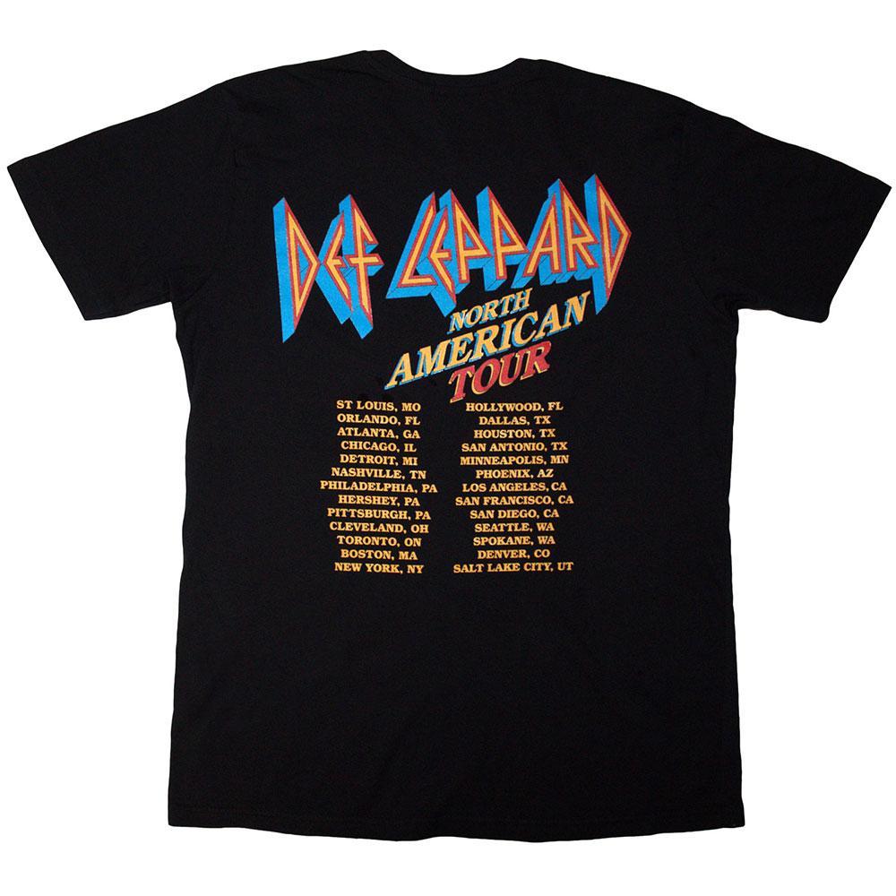 Def Leppard Unisex Adult North American Tour T-Shirt