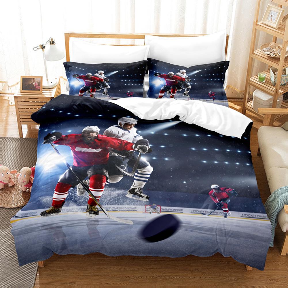 Fashion Technology Printing, 3D Digital Printing, Bedding, Duvet Covers, Pillowcases, Three-piece Sets