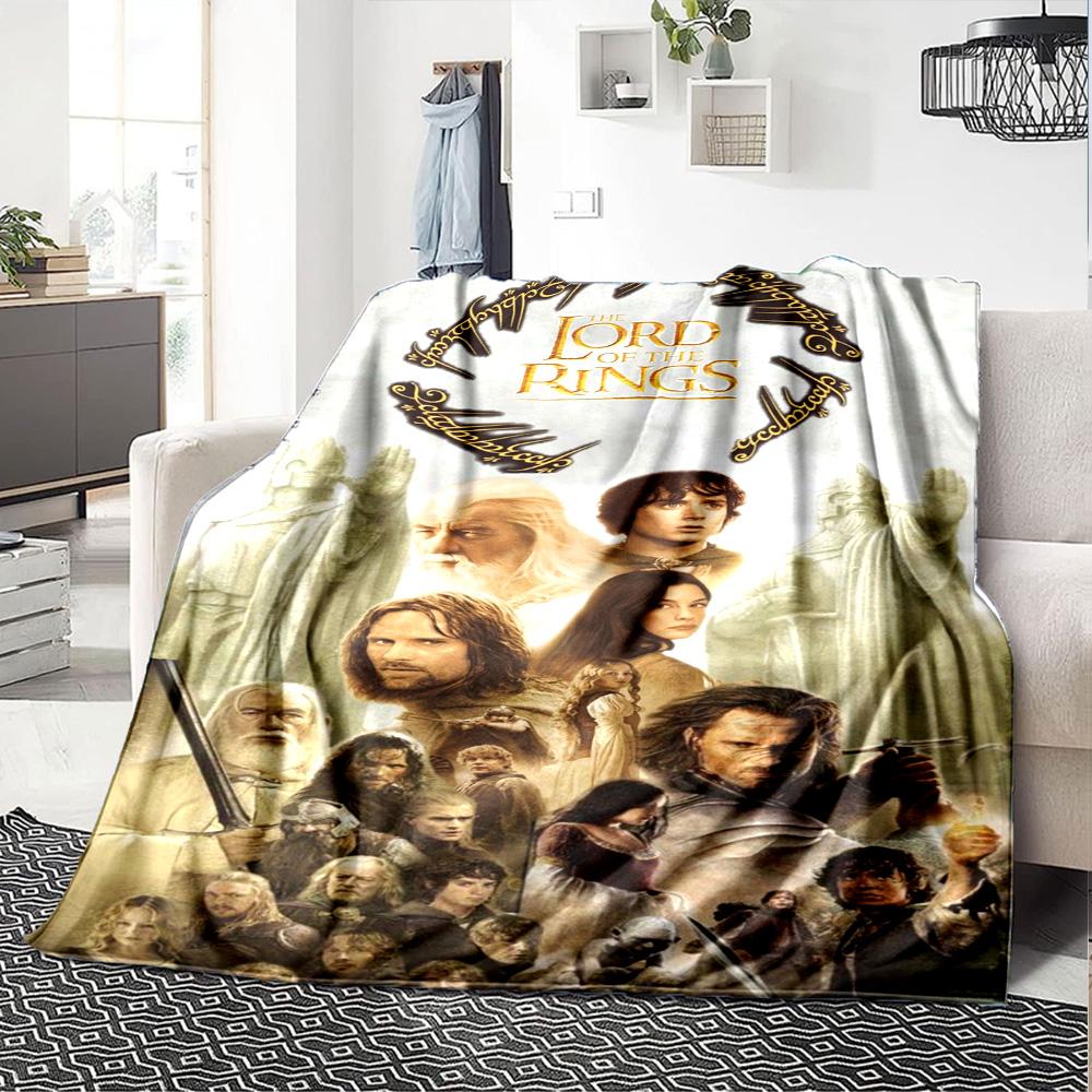Lord Rings Blanket Soft Warm Cozy Perfect for Office Picnics Office Chair for All Occasions Warmthful Decor Birthday Christmas Gift Blanket