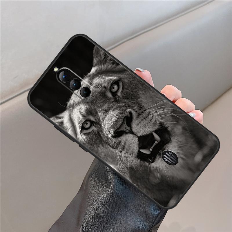 Lions Case For ZTE Nubia Red Magic 10S 6S 7S 8S 9S Pro For RedMagic 10 Air 8 9 10 11 Pro Plus Cover