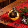 Starry Night Glass Christmas Ornaments Shatterproof Plastic Baubles for Holiday Tree Decor Indoor Outdoor Party Favors