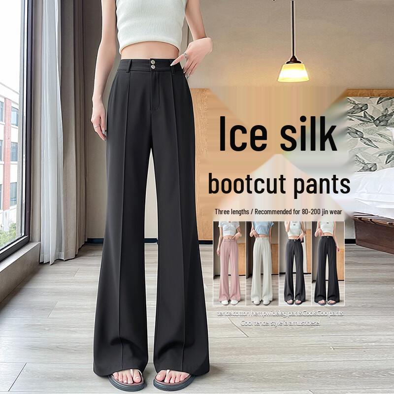 La Chapelle Relaxed Loose Fit Wide-Leg Pants L