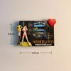Germany hamburg Reeperbahn 3D Stereoscopic Tourism souvenirs Resin painting Decoration home Refrigerator magnets