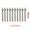 10 Teile/los 1,5mm Durchmesser Uhr Pin Uhr Strap Pleuel Ersatz Zubehör