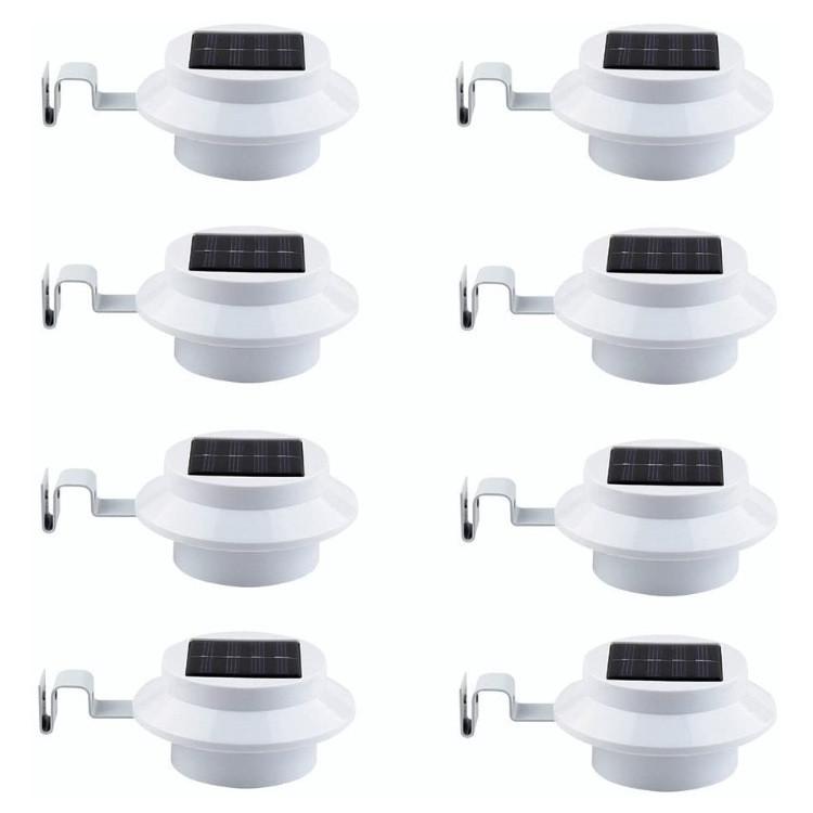Solar-Außenzaunleuchte mit wasserdichter LED zur Beleuchtung von Gartenwegen