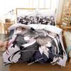 New Psycho Pass Bedding Set Printed Duvet Cover Sheet Pillowcase Soft Quilt Cover Full Queen King Size Anime parure de lit Bed