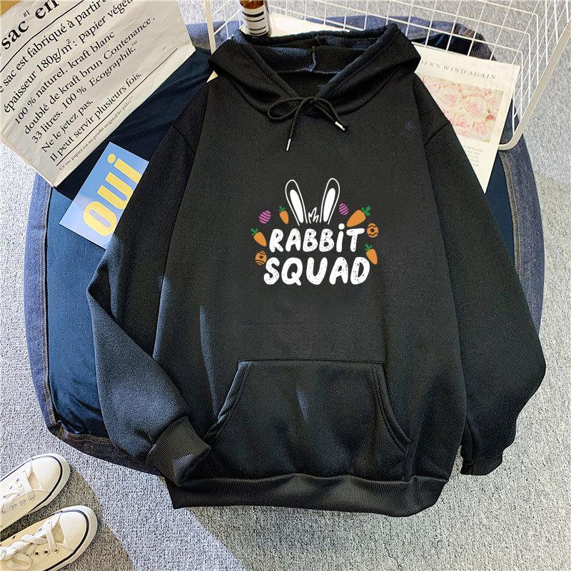 Ladies Sweet Cartoon Pink Hooded Sweatshirt for Autumn Winter Women Plush Loose Pullover Hoodies