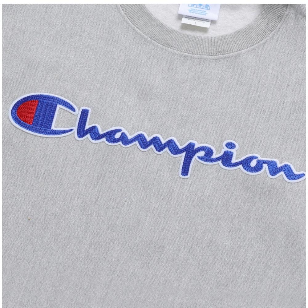 Champion Gf70 Y07471 1ic ReverSe Weave Bluza męska z graficznym logo Script