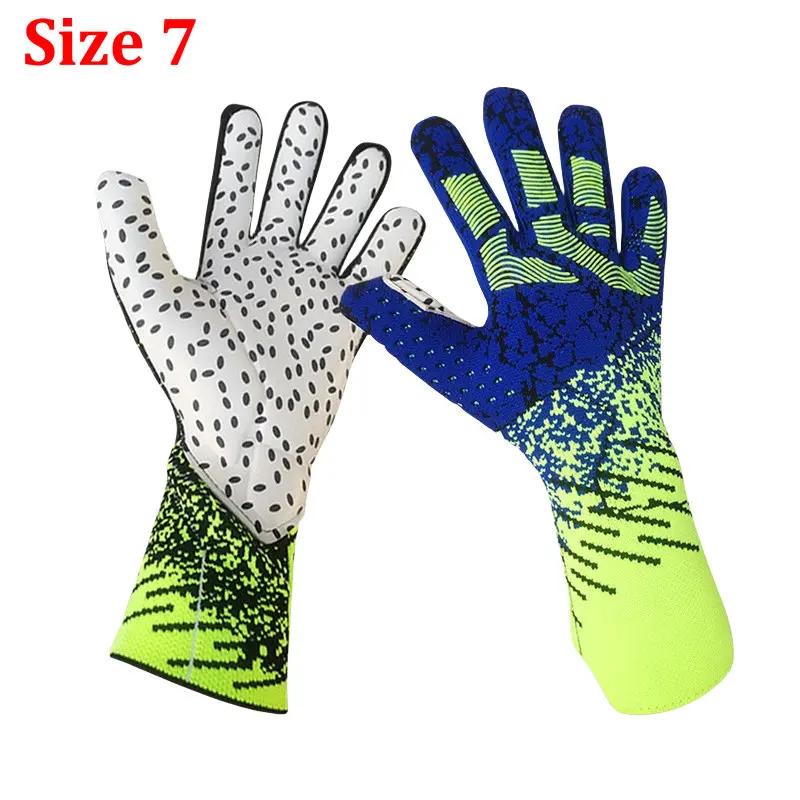 Latex-Torwarthandschuhe, verdickter Fußball, professioneller Schutz, Erwachsene, Teenager, Torwart, Fußball, Torwart-Fußballhandschuhe