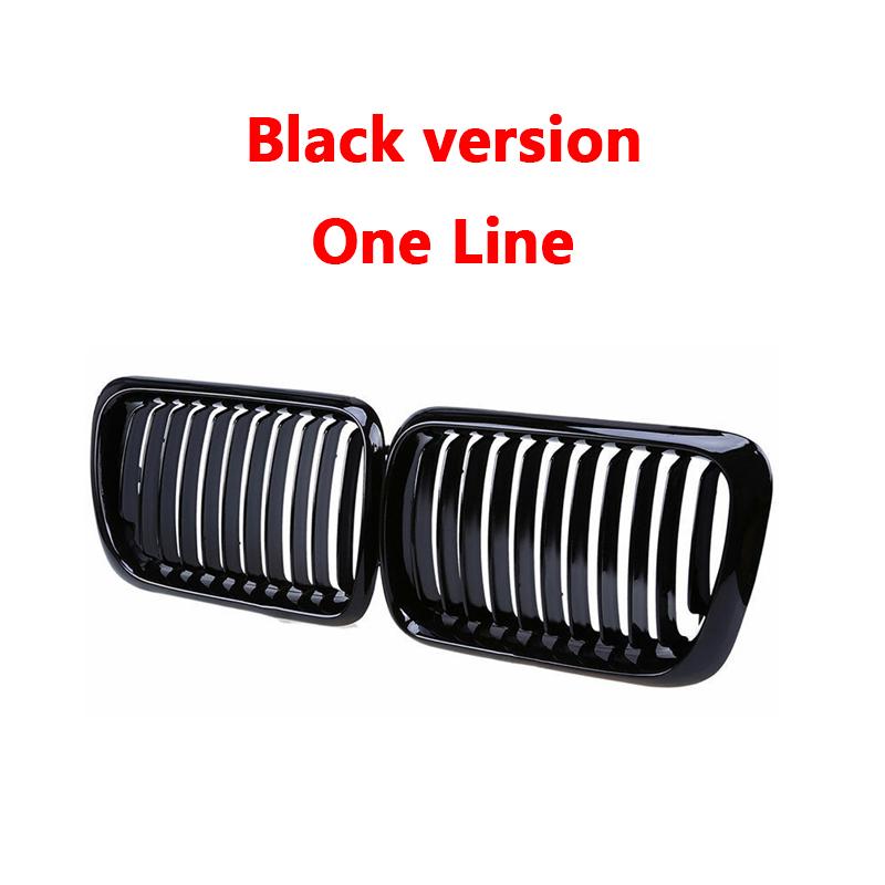 51138195151 Car Accessories For BMW E36 1997 1998 1999 Front Bumper Grille Air Intake Grille Sport Honeycomb Grid Air Intake