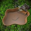 Turtle Bathing Basin, Frog Bathing Basin, Can Also Be Used As Food Bowl and Water Basin, Suitable for Reptiles and Amphibians