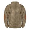 Spring And Men's Standing Collar Sweatshirt Is Outdoor Casual Sweaters Tops