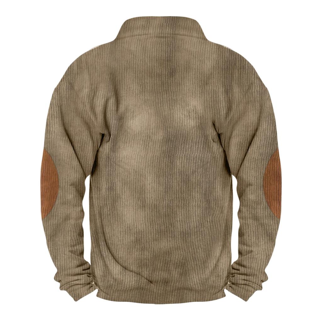 Spring And Men's Standing Collar Sweatshirt Is Outdoor Casual Sweaters Tops