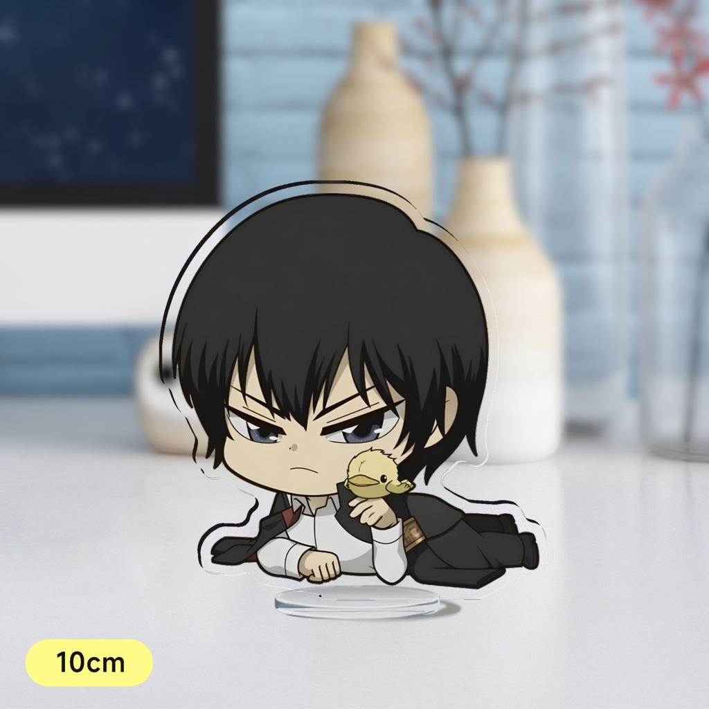 Anime Katekyo Hitman Reborn 10cm Acrylic Stand Model Figures Sawada Tsunayoshi Gokudera Hayato Cosplay Desk Decor Model Gifts