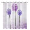 2Pcs Fresh Dandelion Pattern Blackout Curtains Home Bedroom Living Room Darkening Heat-insulating and Noise-reducing Curtain