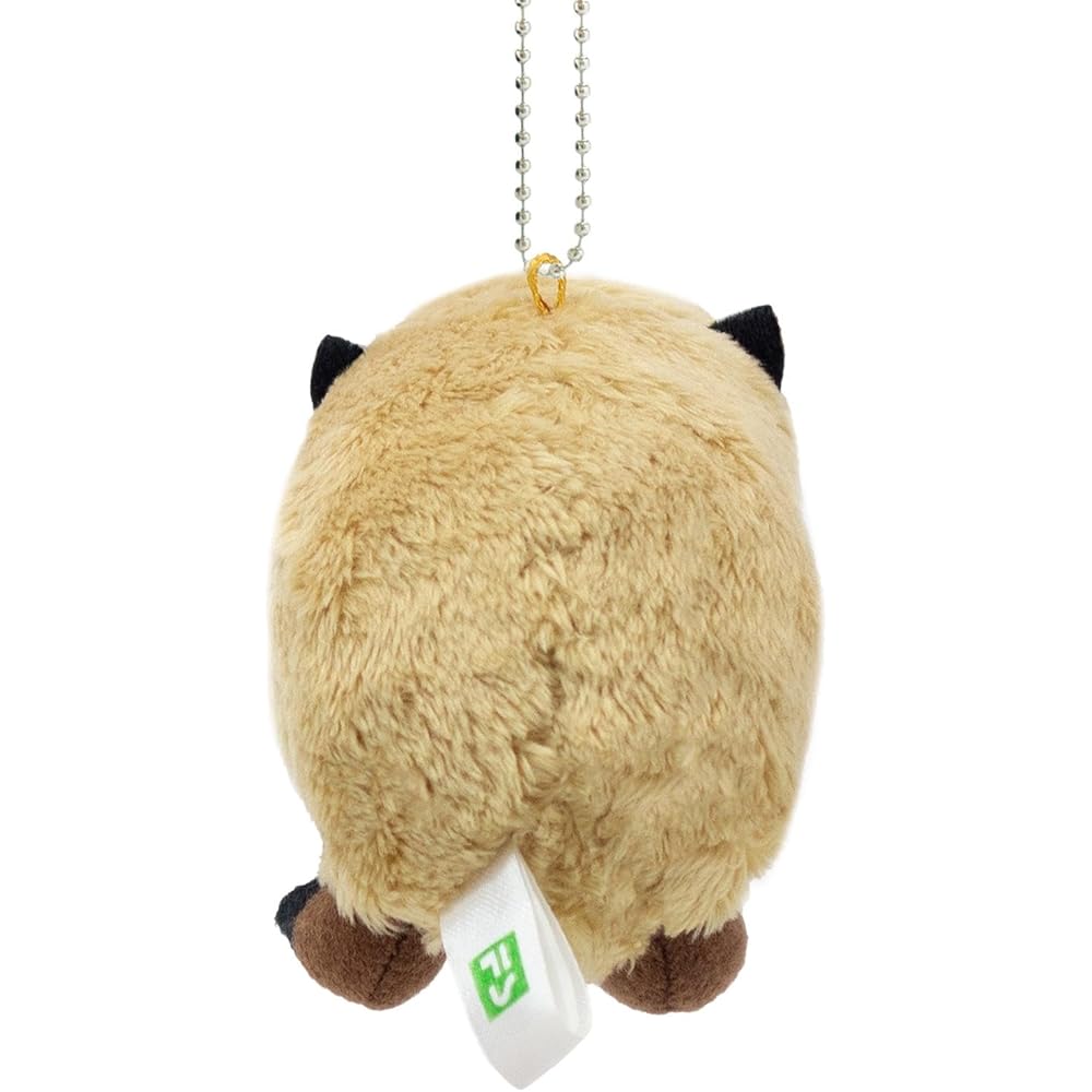 Yoshitoku Capybara Mascot 10.11 X 6.71 X 4.7cm Plush Toy