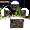 3D Rock Aquarium Background Replacement Decoration,Photography Rocky Terrarium Background Simulation Rock for Snake Gecko Lizard