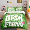 Grow with the Flow Design Bedding Duvet Cover Set Duvet Cover Pillowcases (1*Duvet Cover 2*Pillowcases, Without Duvet Insert)