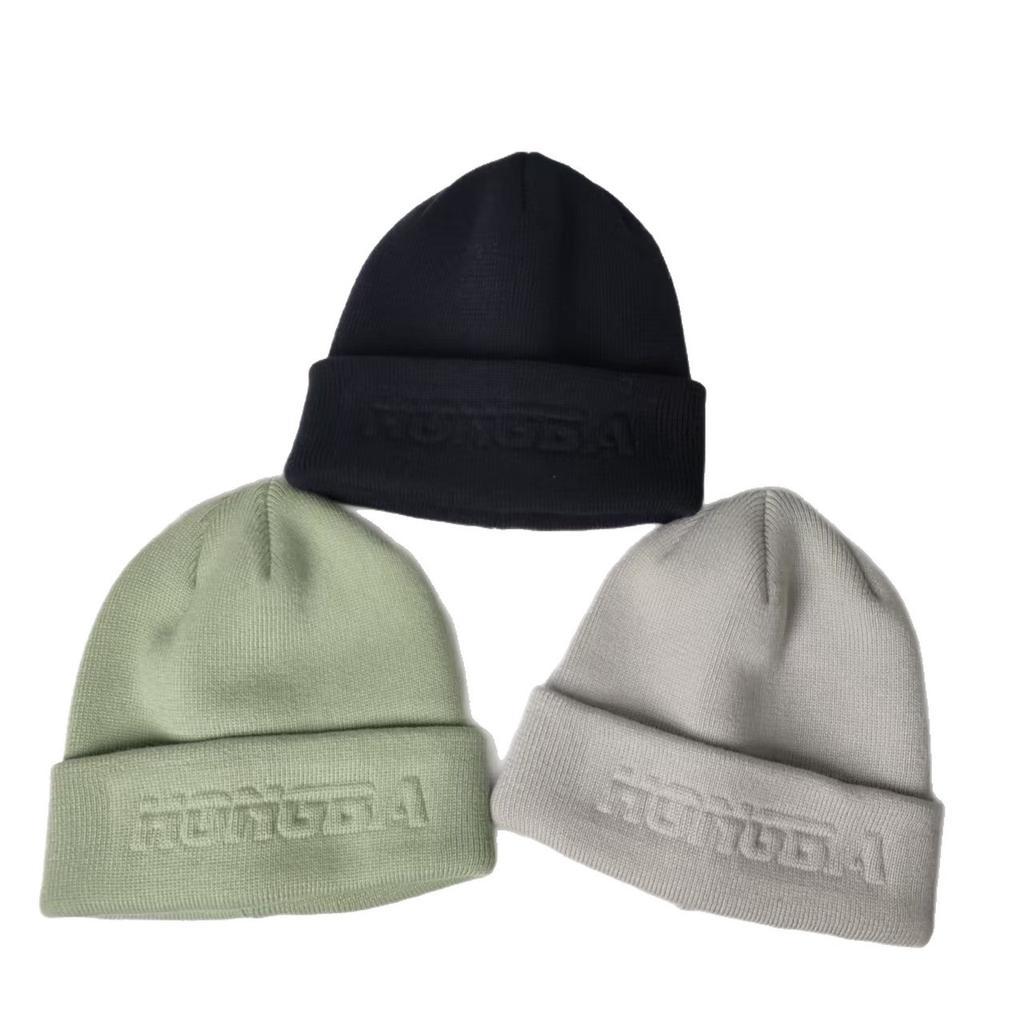 Hat Alphabet Embroidered Hat Men's and Women's Autumn and Winter Windproof Warm Knitted Hat Fashion Versatile Wool Hat Purchase