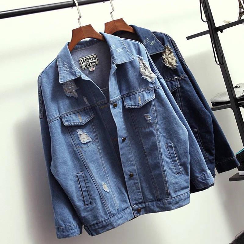frayed bottom denim jacket