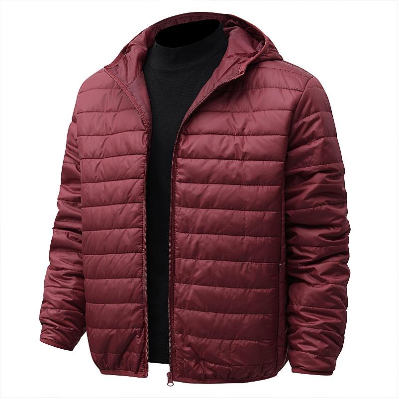 

Unisex Lightweight Cotton Hooded Jacket for Autumn & Winter - European & American Style Cold Protection Outerwear 2XL