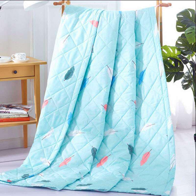 Summer & Autumn Lightweight Quilt: Double and Single Air Conditioning Blanket for Kids, Thin, Machine Washable