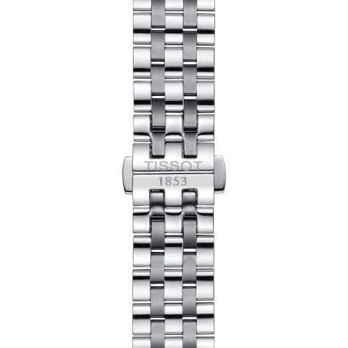 Tissot Carson Watch with Bracelet and Silver Dial, Officially Imported, Men's, Model T1224071103300