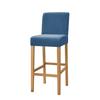 Samtstoff Barhocker Stuhlbezug Elastisches Lycra Stretch Kurzer Rücken Stuhlbezüge Für Essbereich Zimmer Café Zuhause Kleine Größe Option Sitzbezug