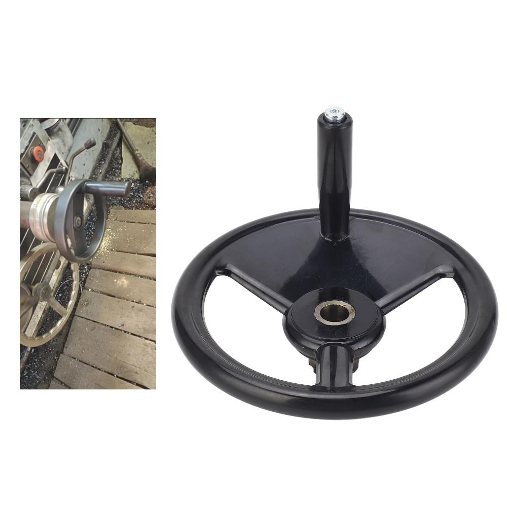 Round Shape Milling Hand Wheel 22x250mm Rotary Handwheel Durable Lathe Handwheel For Grinders