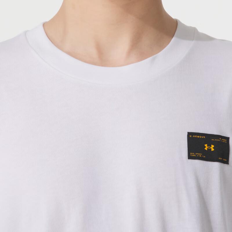 Under Armour Comfortable Breathable Pullover Short Sleeve T-Shirt Men Tops 6005668-100