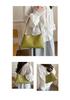 Luxurious Hand-Woven Baguette Shoulder Bag - Versatile New Season Handbag