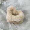 Autumn And Winter Plush Grab Clip Maillard Rectangular Shark Clip Back Of Head Love Fluff Clip Cloud Disc Hair Accessories Women